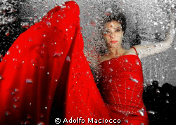 Bubbling red by Adolfo Maciocco 
